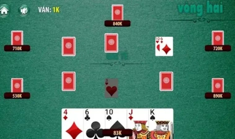 Giao diện chơi Sắc Tê Nhà Cái K9WIN